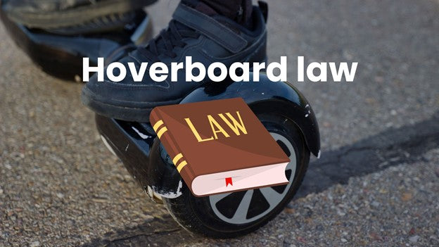 Image indicating that how laws apply of hoverboard in different countries