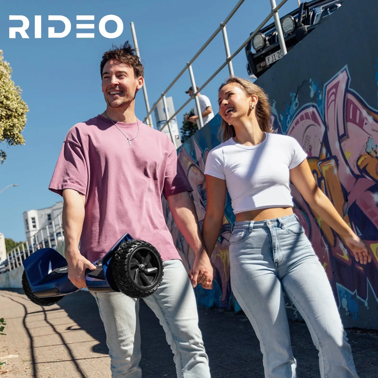 RIDEO V3 Hoverboard All Terrain 8.5 inch Ultimate Self Balancing Off Road Scooters Blue RIDEO ANZ