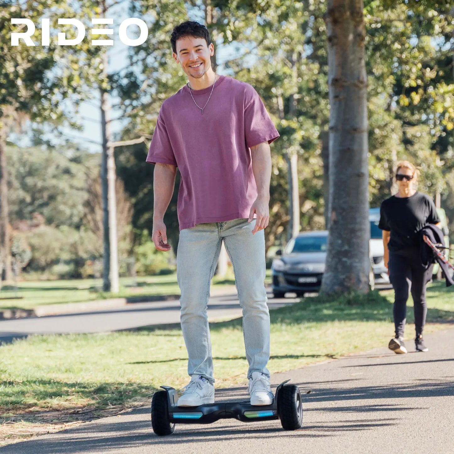 RIDEO V3 Hoverboard All Terrain 8.5 inch Wheel Self Balancing Off Road Scooters Black RIDEO ANZ