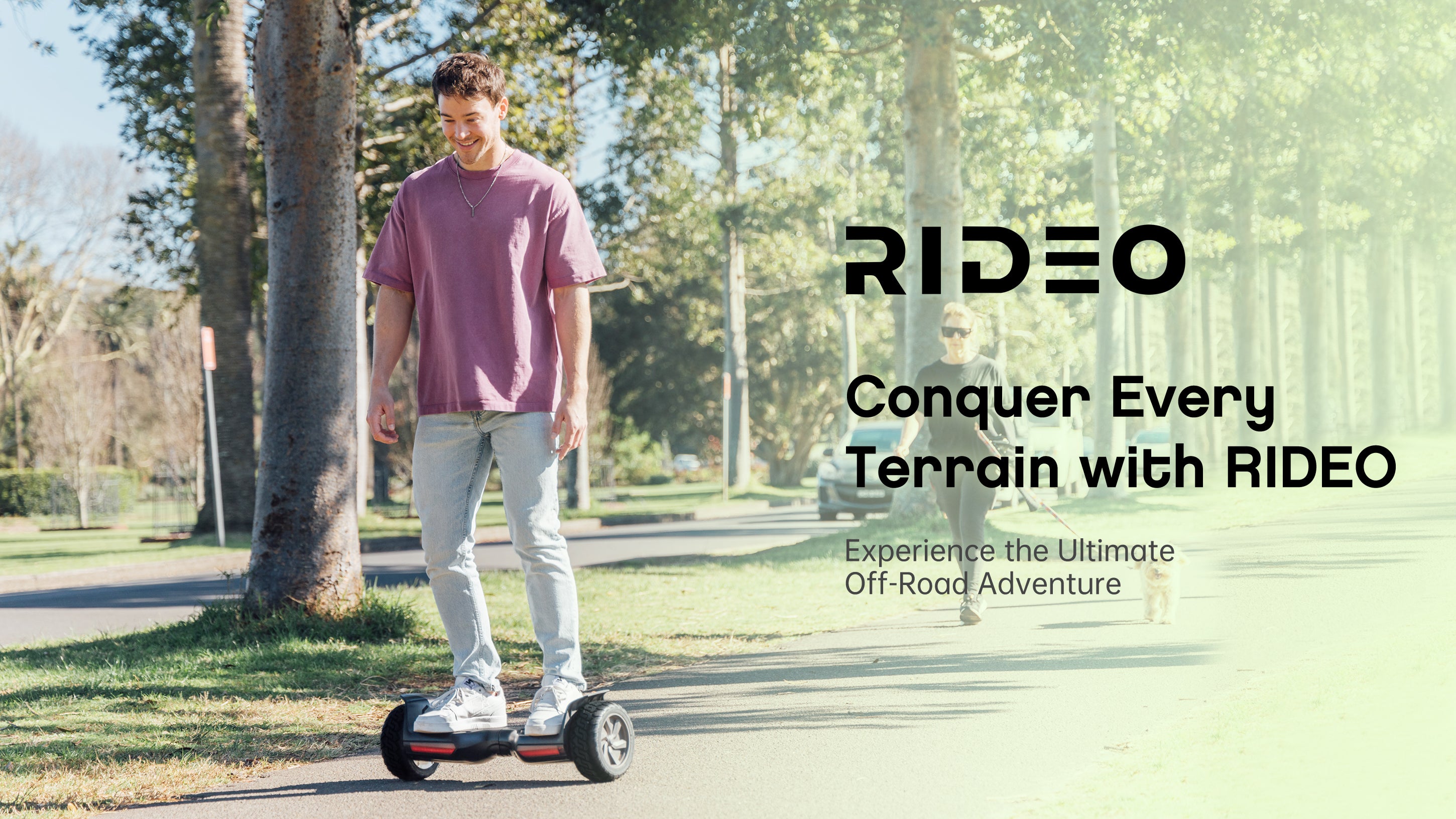 RIDEO V3 Hoverboard All Terrain 8.5 inch Ultimate Self Balancing Off Road Scooters 