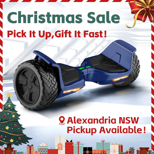 RIDEO V3 Hoverboard All Terrain 8.5 inch Ultimate Self Balancing Off Road Scooters Blue RIDEO ANZ