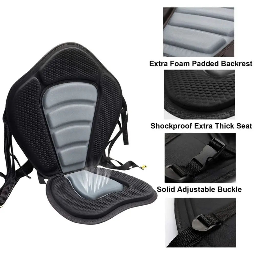 SUP Paddle Board Seats with Padded Back for Kayaking Canoeing Rafting Fishing - RIDEO